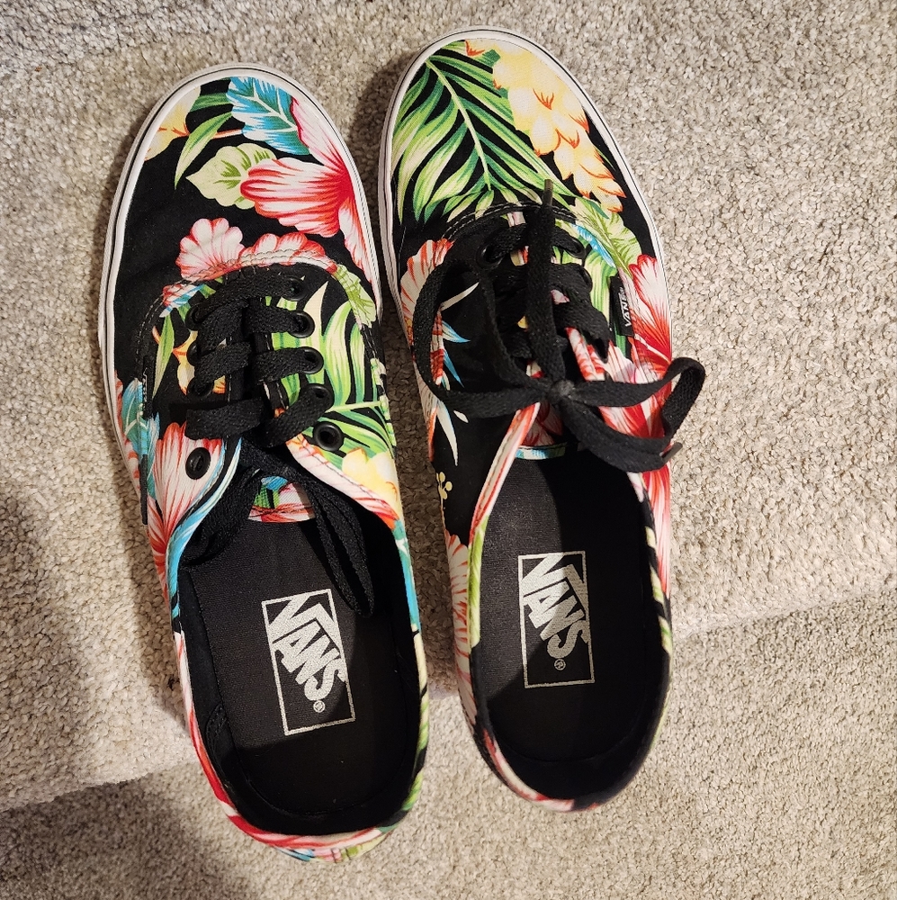 Vans authentic - flowers